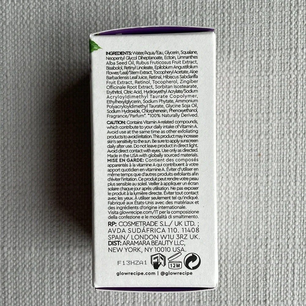 Glow Recipe Blackberry Retinol Blemish Serum